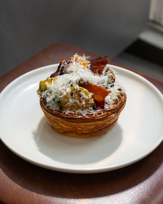 Honey Glazed Brussel Sprout Danish