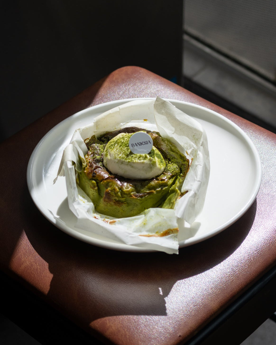 Ind Matcha Basque Cheesecake Banksia Bakehouse