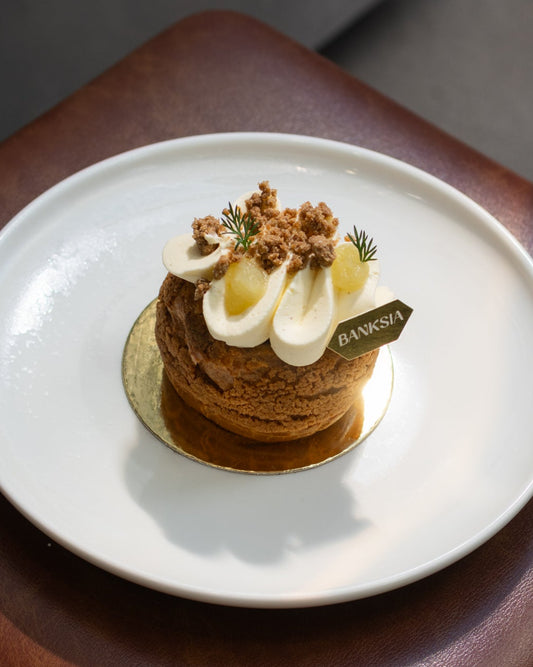 Masala Chai and Apple Jam Choux Banksia Bakehouse