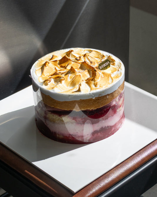 Raspberry Meringue Cake Banksia Bakehouse