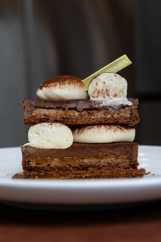 salted caramel tart banksia bakehouse