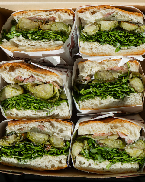 Brussel Spout Focaccia Sandwich
