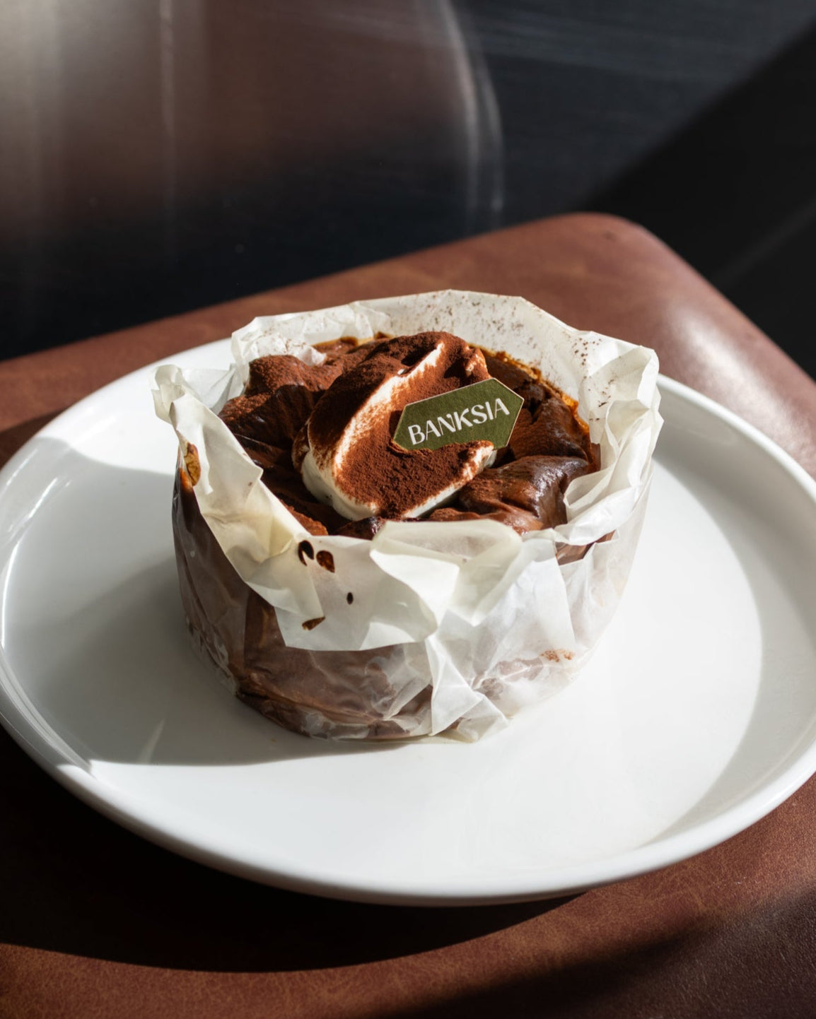 Basque Bakery Individual Chocolate Basque Cheesecake (GF) – Banksia Bakehouse