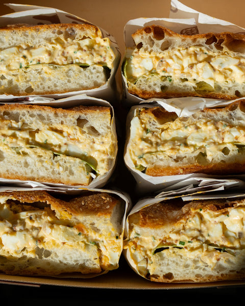 Egg Salad Sandwiches (6) (From 11am)