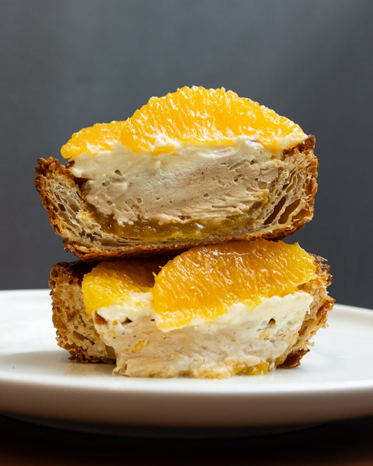 English breakfast and orange