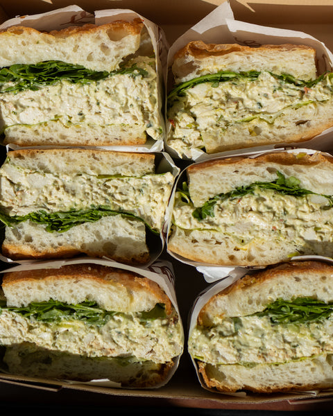 Green Herb Chicken Focaccia