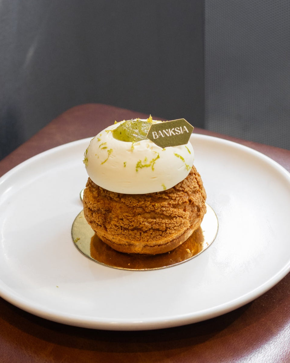 Lime and Basil Choux