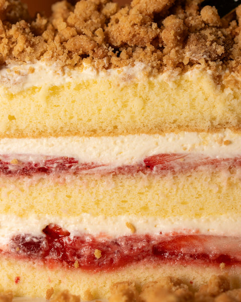Strawberry Shortcake Cross Section Banksia Bakehouse